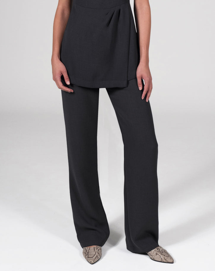 CR474 - Classic straight leg trouser in Luxury Crepe