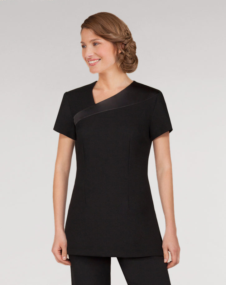 CR729 - Tunic with tie detail in Luxury Crepe main image 0
